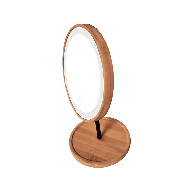 LED Beauty Wooden Mirror 001
